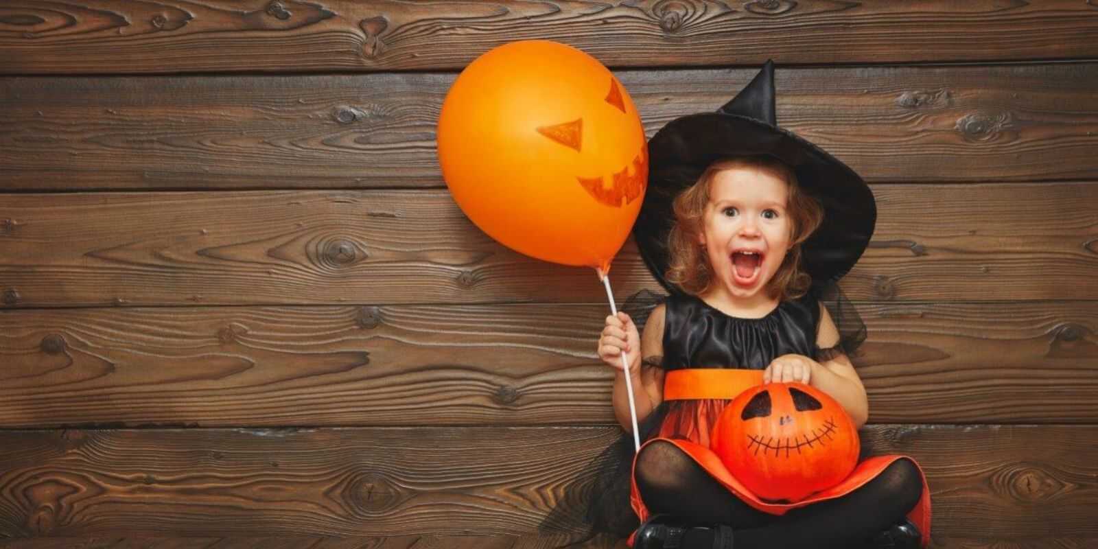 Halloween Black Witch Child