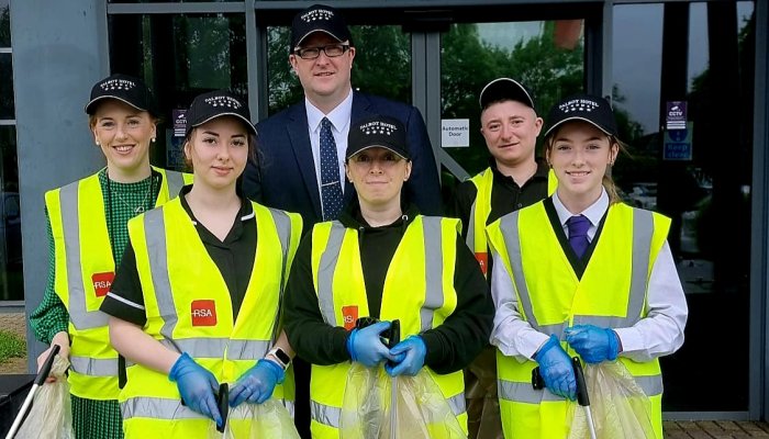 Litter walk week talbot hotel 