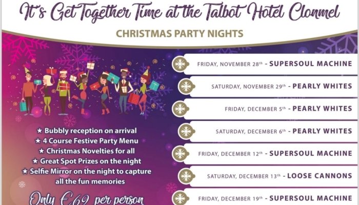 Christmas www.talbothotelclonmel.ie