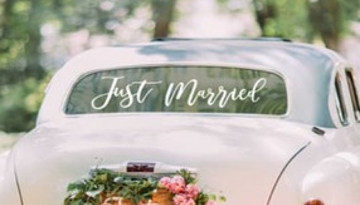 Just Married Car 