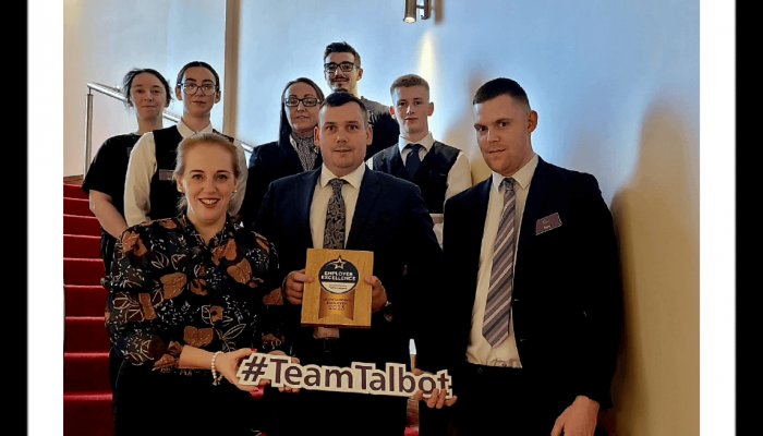 Team Talbot Gold award